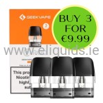 GeekVape Wenax Q Vape Pods 3-Pack 