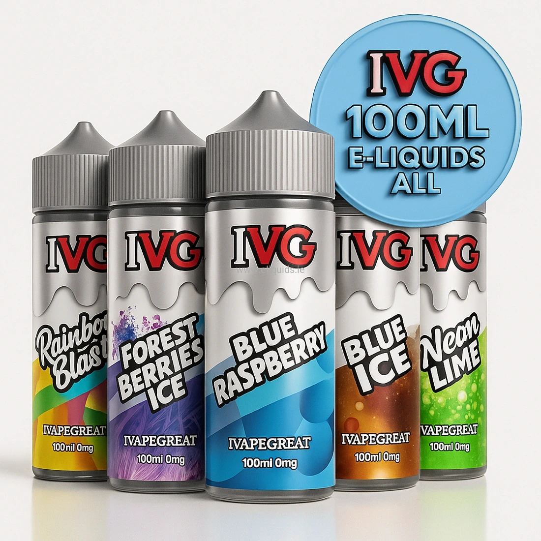 IVG 100ml Shortfill (Single Bottle)  Archive | Ireland