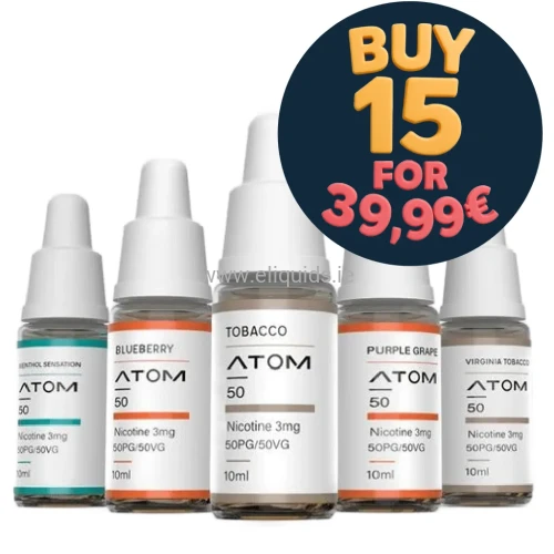 Hangsen 15x10ml Vape Juice Bundle with Offer Badge – Buy 15 for 39.99 Euro