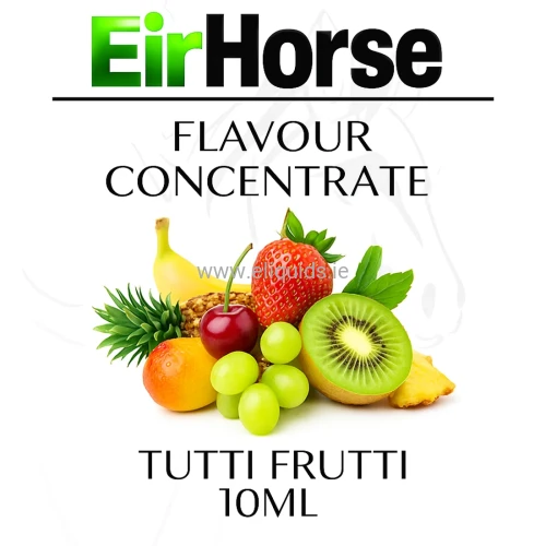 Eirhorse Tutti Frutti Flavour Concentrate 10ml – vibrant mix of tropical and berry fruits