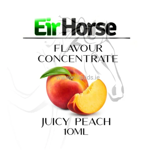 Eirhorse Juicy Peach Flavour Concentrate 10ml – sweet and ripe peach aroma for DIY e-liquids.