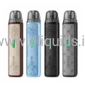 Four Lost Vape Ursa Nano 2S pod kits in Brown Thorns, Blue Thorns, Black Thorns and Grey Neverfall on a white background