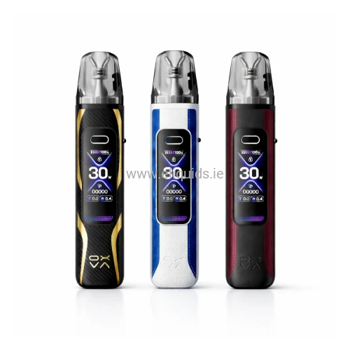 OXVA XLIM Pro 3 pod vape devices in three colours
