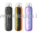 Aspire PIXO Aura pod system product photo displaying three colour variants on a clean white background.