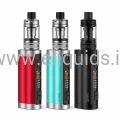 Aspire Zelo vape kit in three colours – red, turquoise and black edition displayed on white background