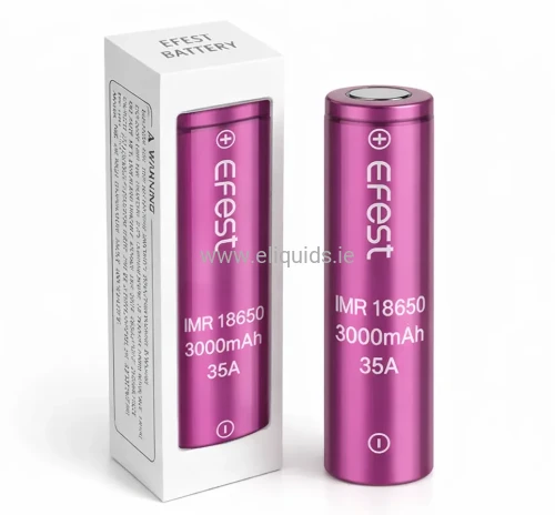 Efest IMR 18650 3000mAh 35A rechargeable battery with retail box