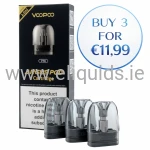 VOOPOO Argus Replacement Pods – 3-Pack
