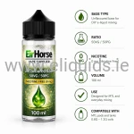 Unflavoured Eliquid 50 PG/50 VG 100g