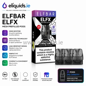 Elf Bar ELFX Replacement Pods 3 Pack