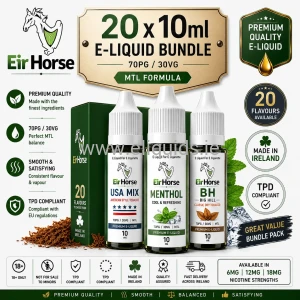 EirHorse 20×10ml E-Liquids