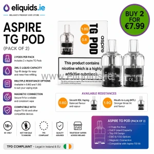 Aspire TG Pod Pack of 2