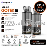 Aspire Gotek Replacement Pods 2-Pack