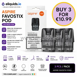 Aspire Favostix Pod (3PCS)