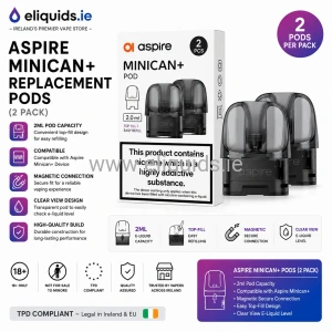 Aspire Minican+ Replacement Pods (2-Pack)