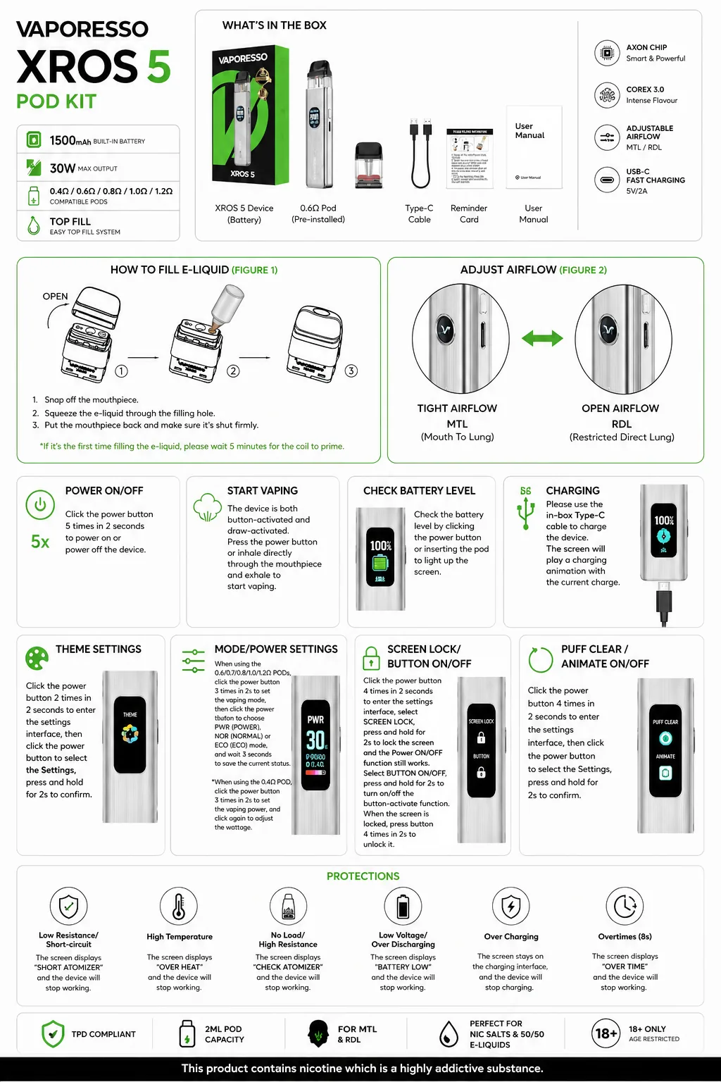 how much is elf bar vape How To Turn On Vaporesso Xros 5 Mini Vaporesso XROS 5 Mini Vape Kit — .99 Vaporesso  XROS 5 Mini | 16.75 main image 1