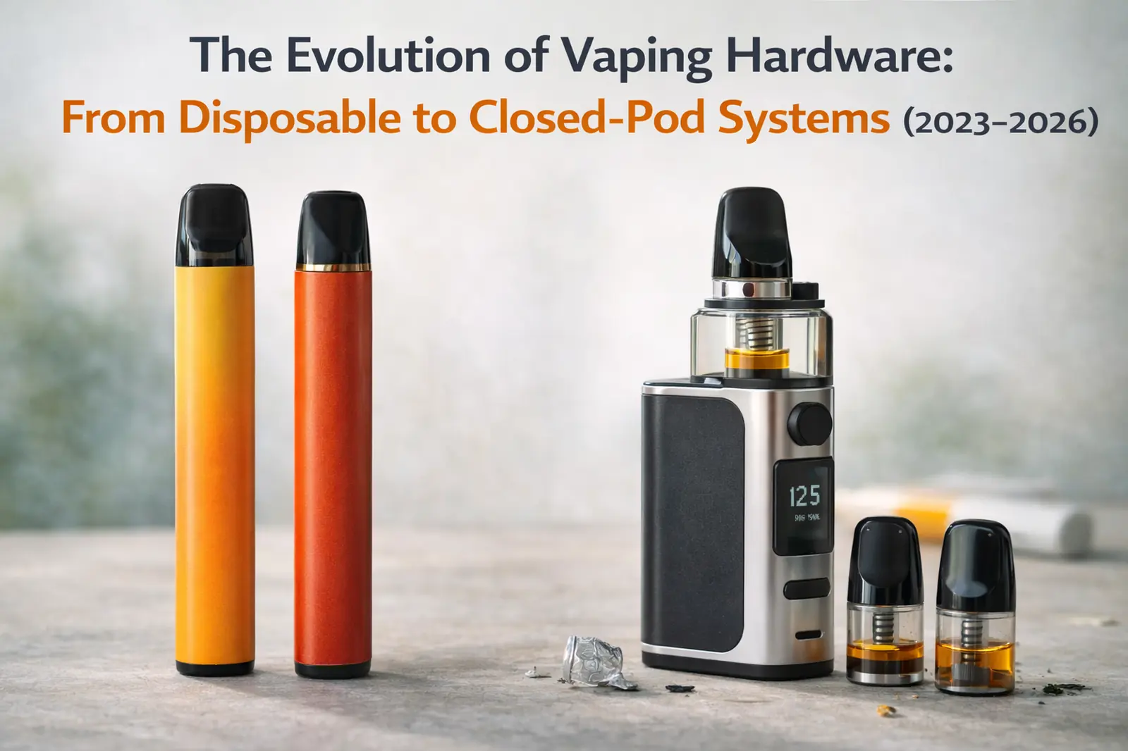 Vaping Hardware Evolution: Disposable to Pod Systems
